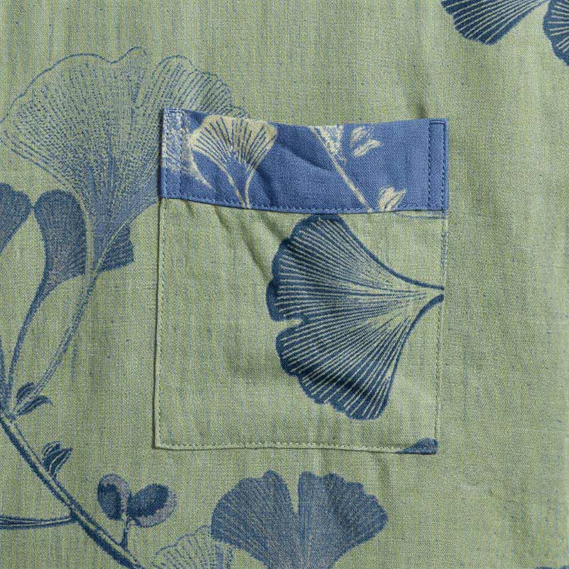 Ownkoti Retro Ginkgo Leaf Cotton Kimono Robe - image 26