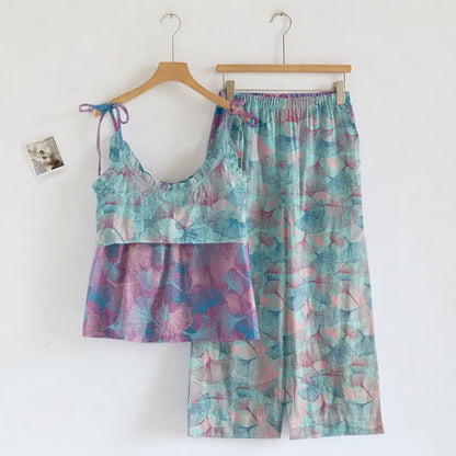 Ownkoti Dreamy Ginkgo Leaf Cami Loungewear Set - image 6