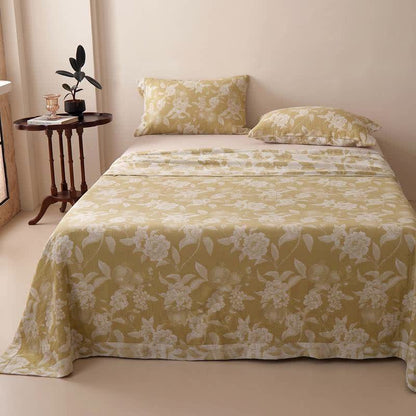 Ownkoti Vinatge Floral Muslin Coverlet Bedspread  - image 4