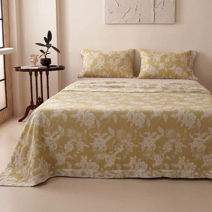 Ownkoti Vinatge Floral Muslin Coverlet Bedspread  - image 5