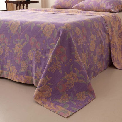 Ownkoti Vinatge Floral Muslin Coverlet Bedspread  - image 2