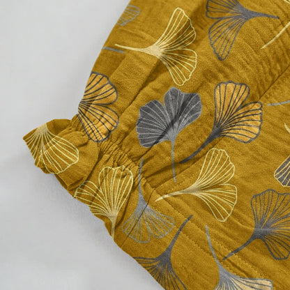 Ownkoti Multi‑Color Ginkgo Leaf Cotton Lounge Pants - image 9