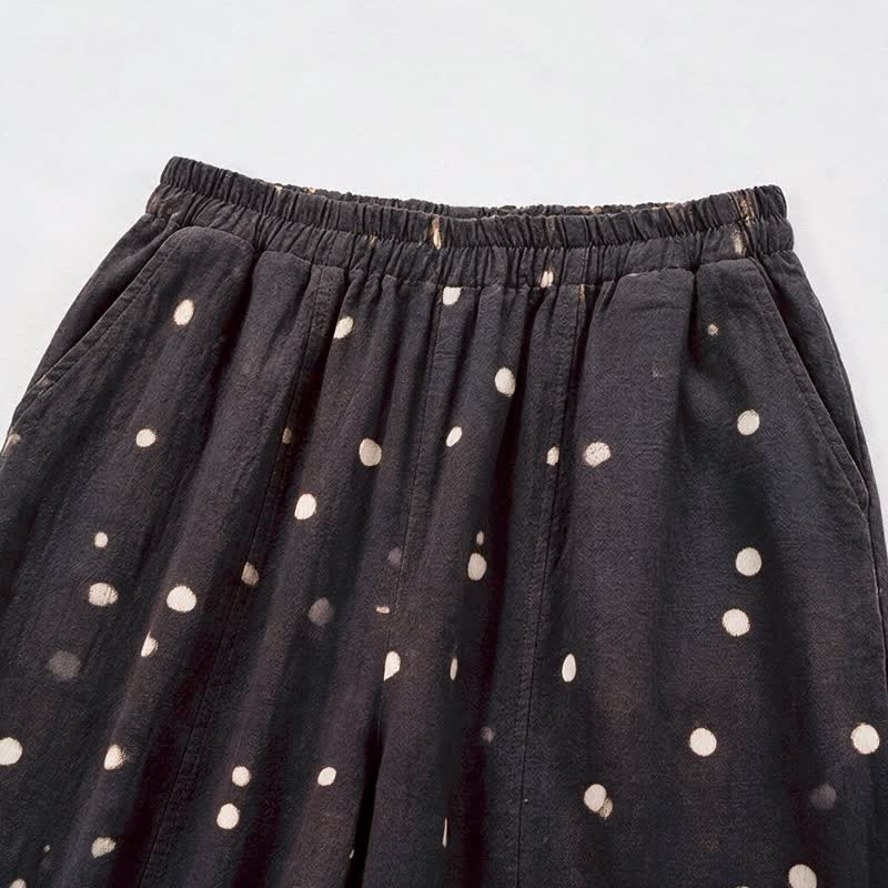 Ownkoti Timeless Black Polka‑Dot Lounge Pants - image 2