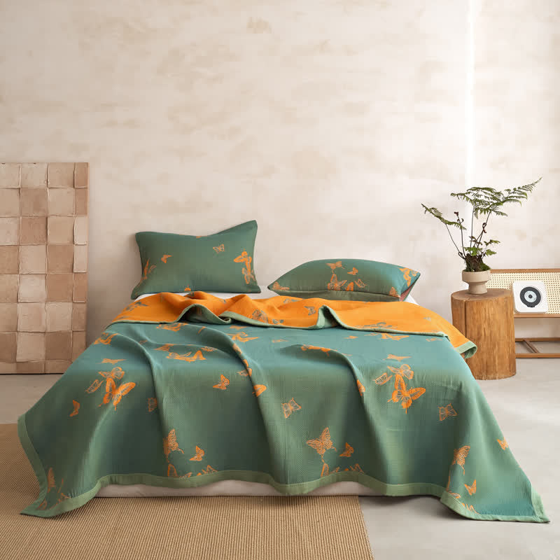 Ownkoti Elegant Butterfly Print Cotton Quilt - image 2