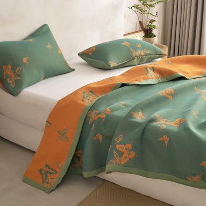 Ownkoti Elegant Butterfly Print Cotton Quilt - image 1