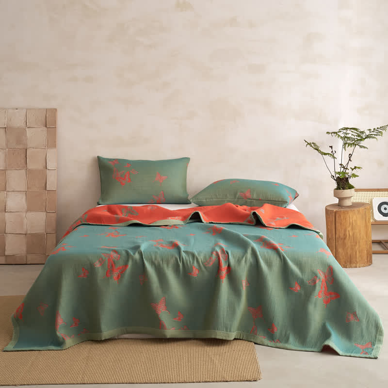Ownkoti Elegant Butterfly Print Cotton Quilt - image 9
