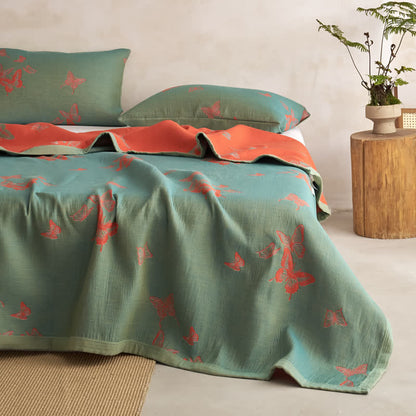 Ownkoti Elegant Butterfly Print Cotton Quilt - image 8