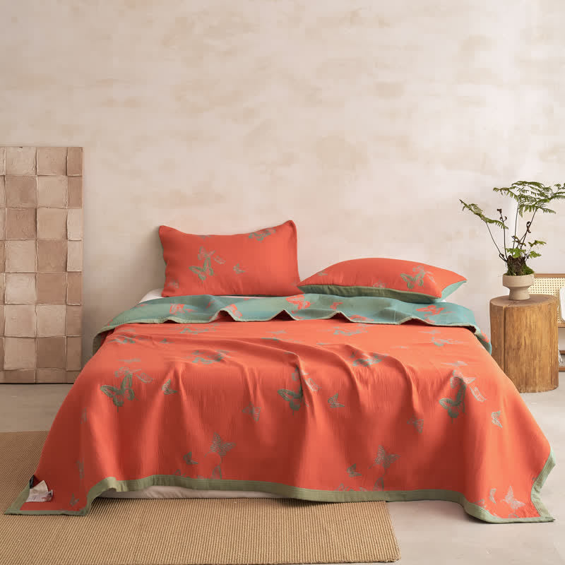 Ownkoti Elegant Butterfly Print Cotton Quilt - image 16