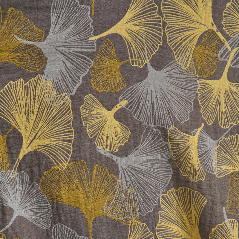 Ownkoti Golden Ginkgo Leaf Cotton Bedding Set - image 5