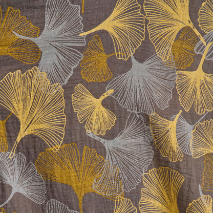 Ownkoti Golden Ginkgo Leaf Cotton Bedding Set - image 5