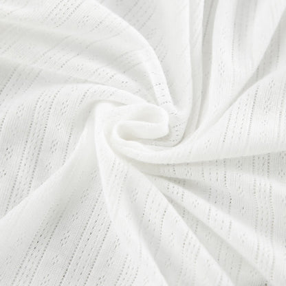 Ownkoti White Ruffle Cotton Loungewear Set - image 8