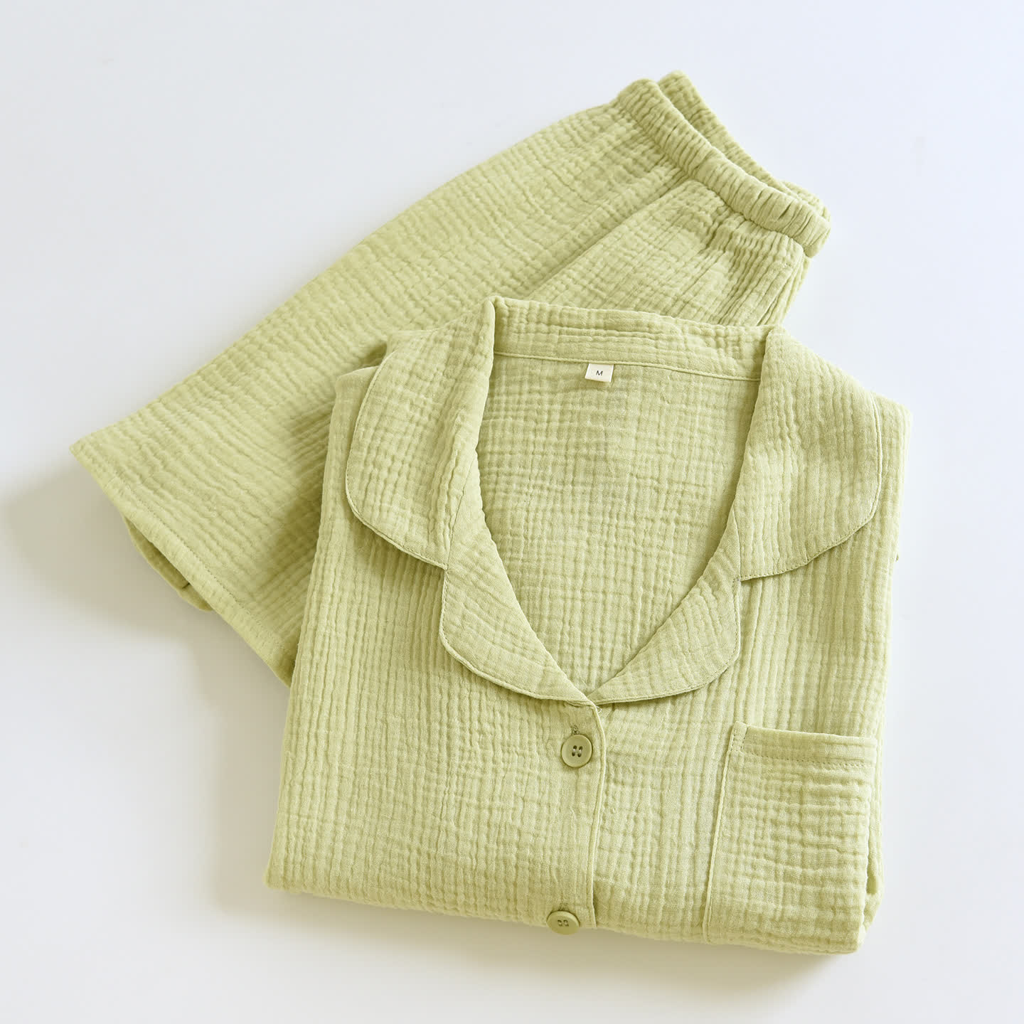 Ownkoti Cotton Gauze Button Front Loungewear Set - image 12