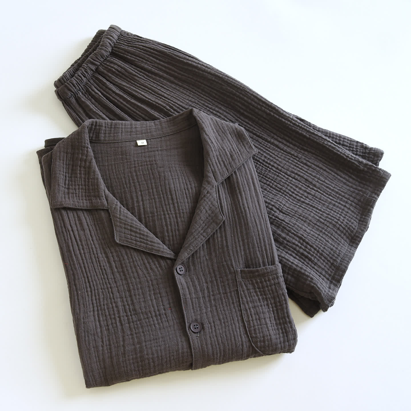 Ownkoti Cotton Gauze Button Front Loungewear Set - image 9
