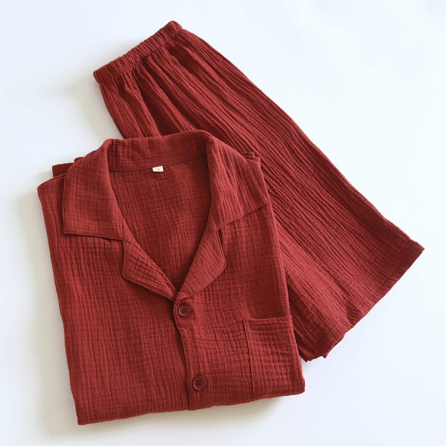 Ownkoti Cotton Gauze Button Front Loungewear Set - image 7