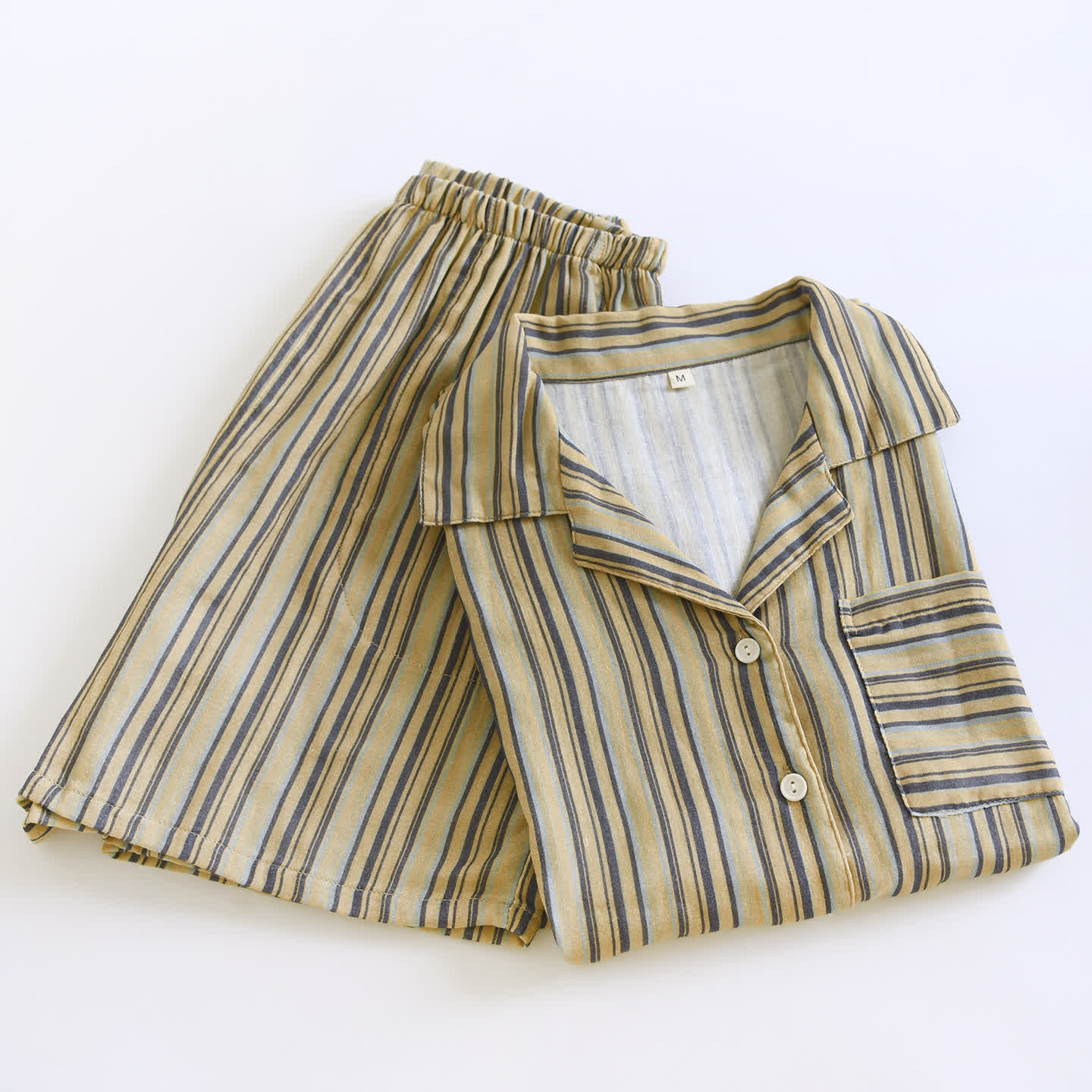 Ownkoti Vintage Striped Cotton Loungewear Set - image 2