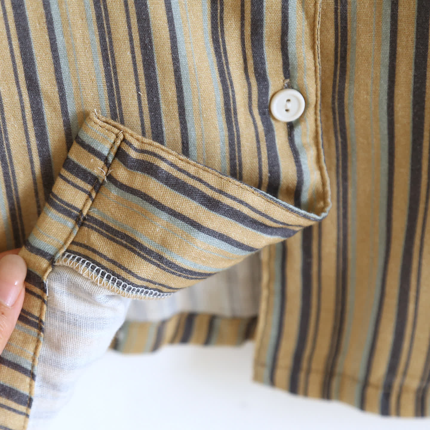 Ownkoti Vintage Striped Cotton Loungewear Set - image 5