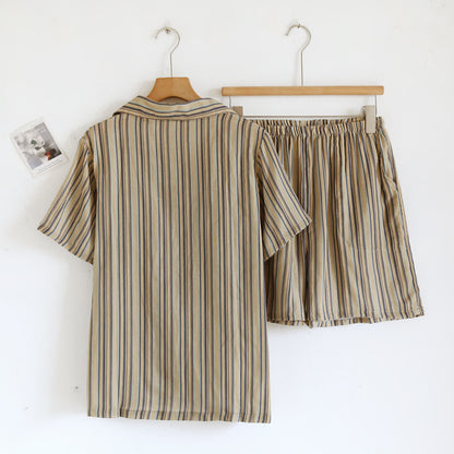 Ownkoti Vintage Striped Cotton Loungewear Set - image 1