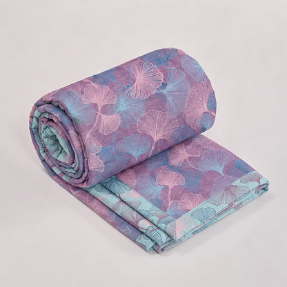Ownkoti Muted Vintage Ginkgo Leaf Cotton Bedding Set - image 6