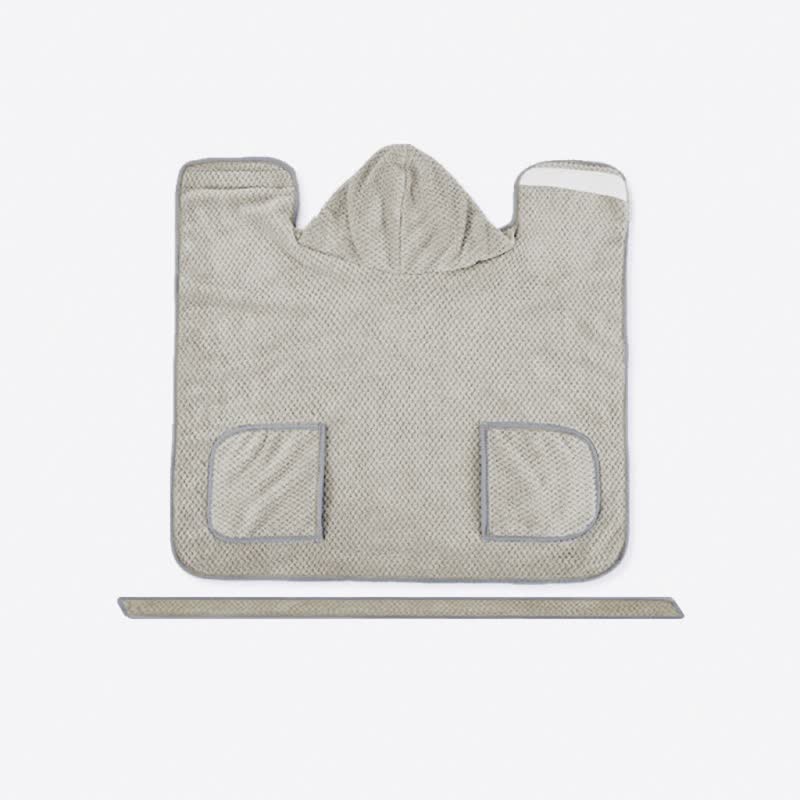 Ownkoti Solid Color Microfiber Dog Bath Robe - image 5