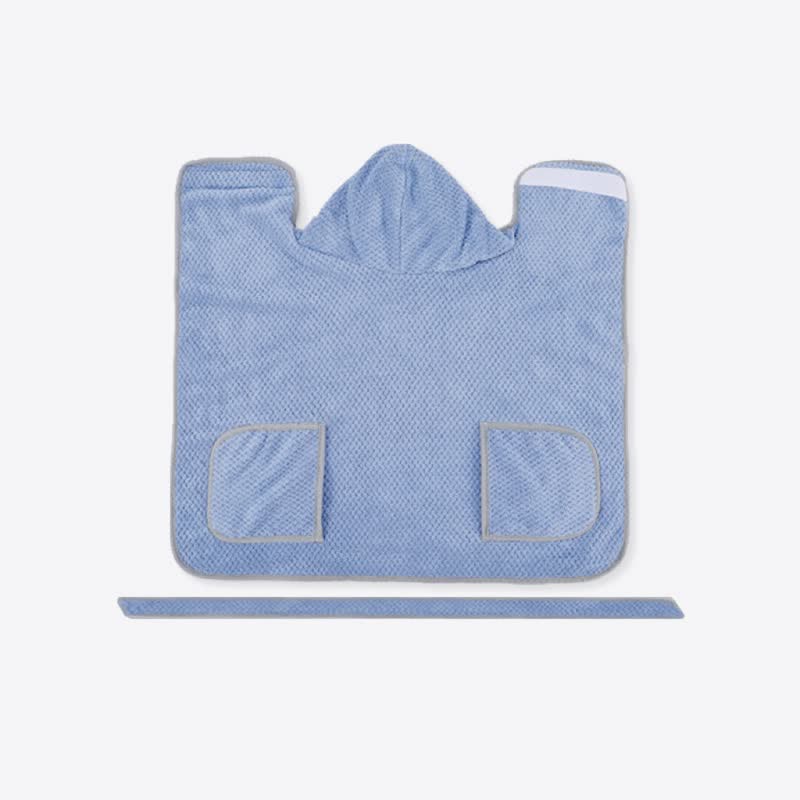 Ownkoti Solid Color Microfiber Dog Bath Robe - image 1