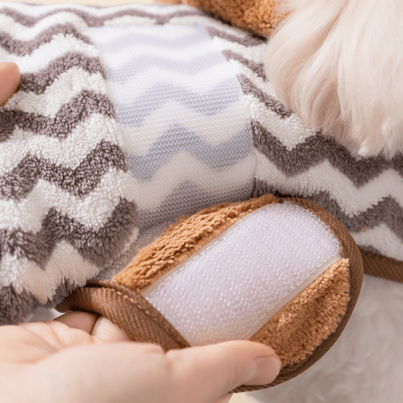 Ownkoti Grey Bear‑Ear Dog Bath Robe - image 3