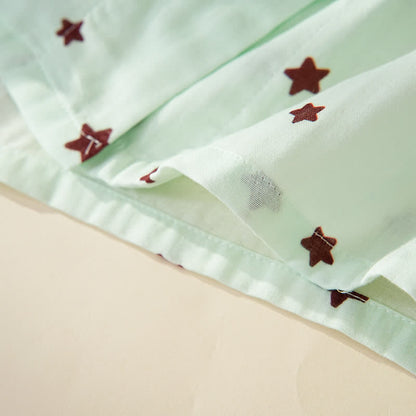 Ownkoti Pastel Star Cotton Long Sleeve Pajamas - image 10