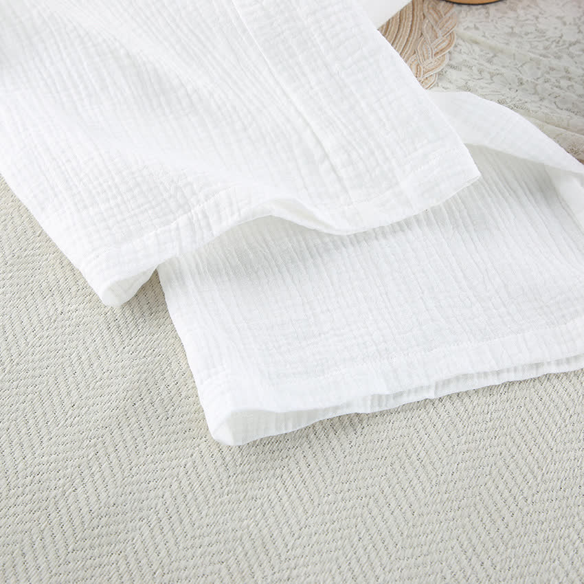 Ownkoti Casual Cotton Bow Front Lounge Set - image 11