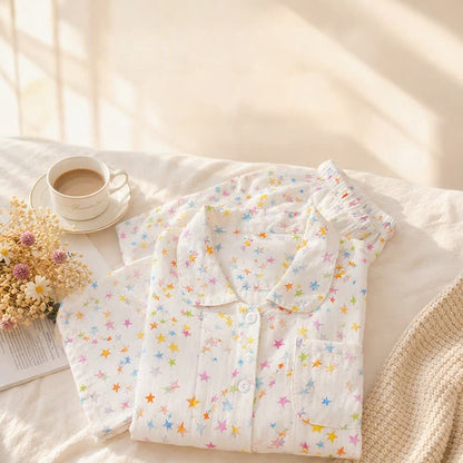 Ownkoti Sweet Star Cotton Long Sleeve Pajama Set - image 4