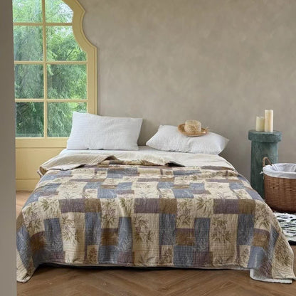 Ownkoti Vintage Patchwork Cotton Bedspread Quilt - Queen - image 0