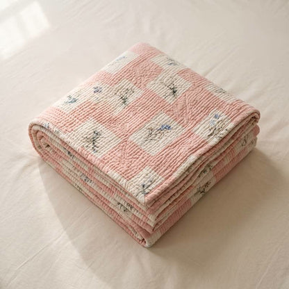Ownkoti Cottage Bloom Cotton Bedspread Quilt - image 3