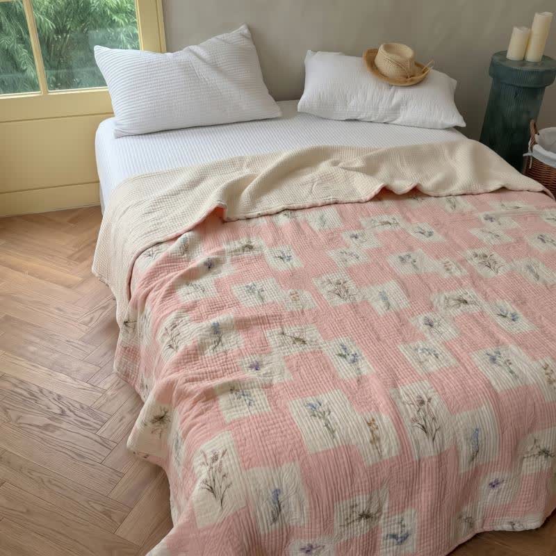 Ownkoti Cottage Bloom Cotton Bedspread Quilt - image 1