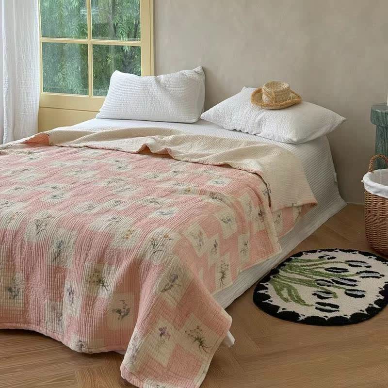 Ownkoti Cottage Bloom Cotton Bedspread Quilt - image 2