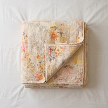 Ownkoti Sunwashed Bloom Quilted Cotton Bedspread Quilt - image 3