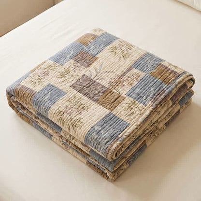 Ownkoti Vintage Patchwork Cotton Bedspread Quilt - image 4