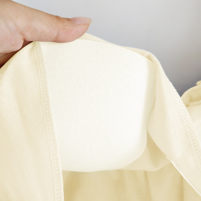 Ownkoti Solid Color Ruffle Cotton Camisole Pajamas - image 23