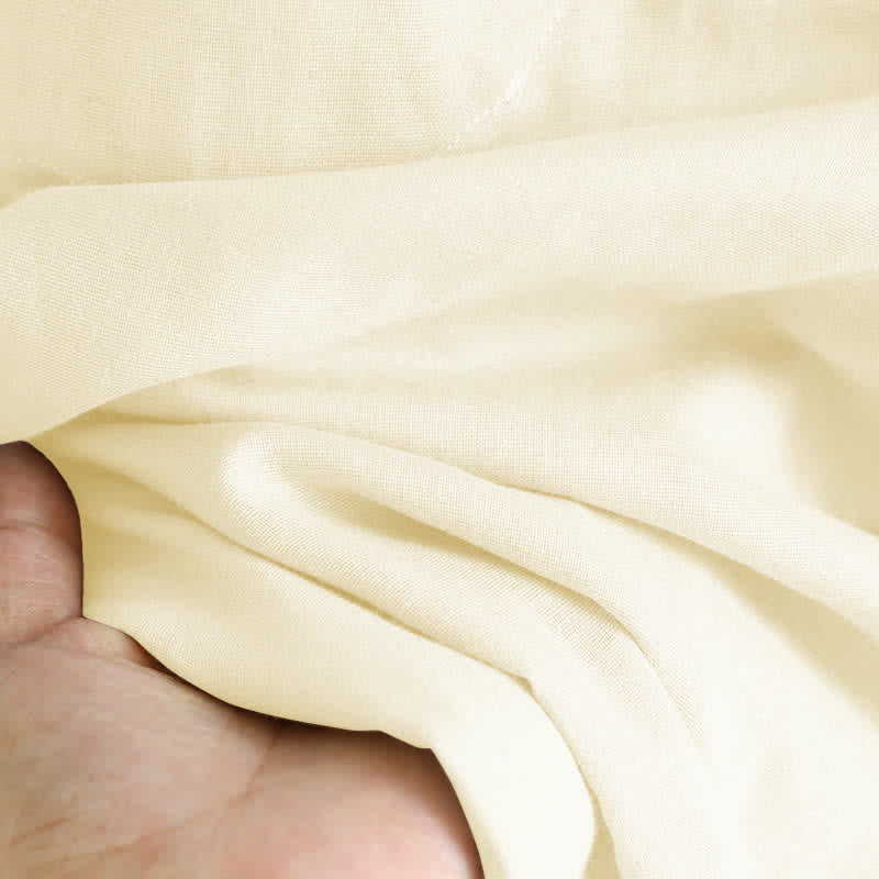 Ownkoti Solid Color Ruffle Cotton Camisole Pajamas - image 29