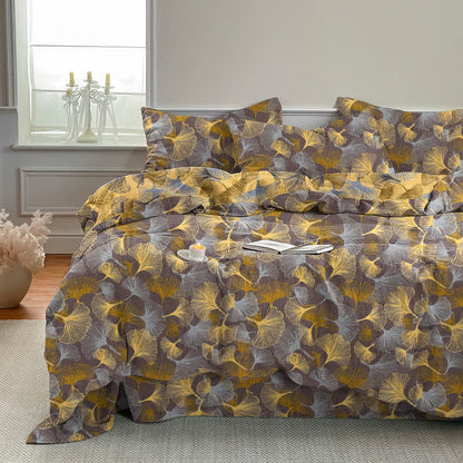 Ownkoti Retro Ginkgo Leaf Cotton Gauze Bedding Set - image 10