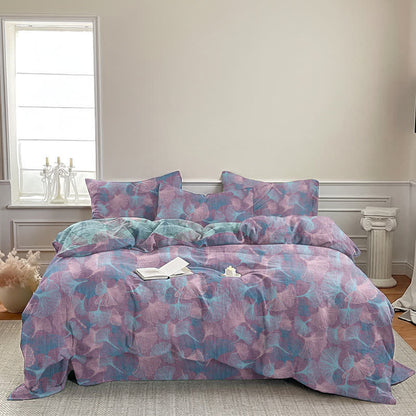 Ownkoti Retro Botanical Ginkgo Leaf Cotton Bedding Set - image 9