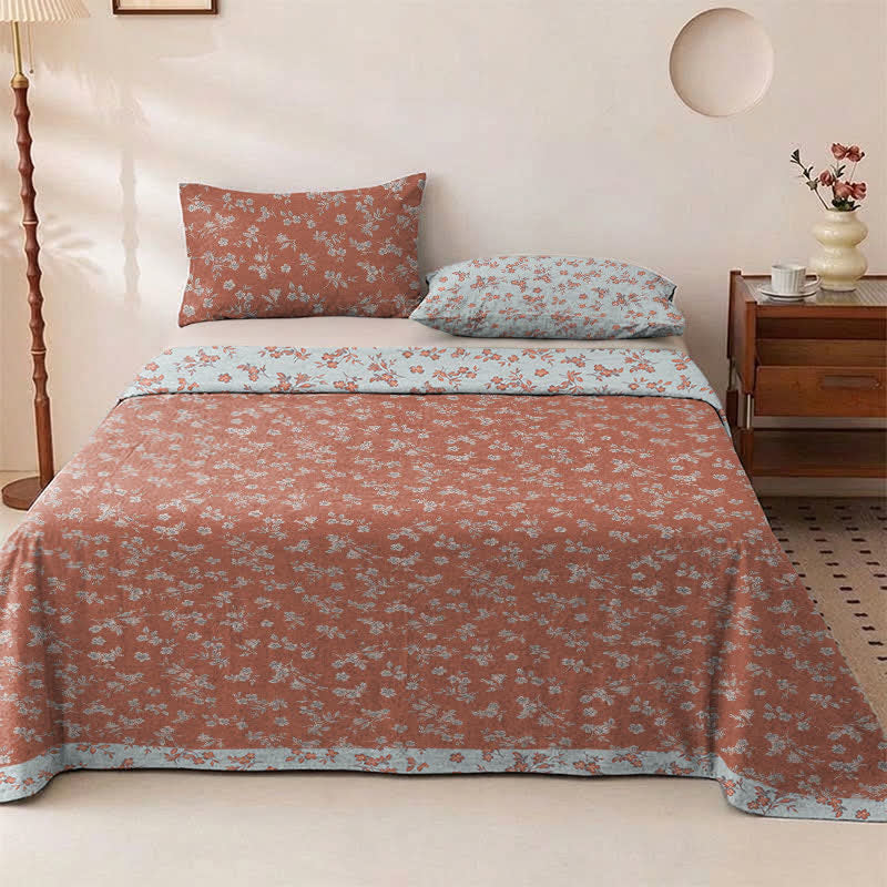 Ownkoti Claret Flower Cotton Gauze Bedspread - Bedspread - King - image 0