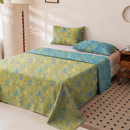 Ownkoti Reversible Vintage Flower Cotton Bedspread - image 5