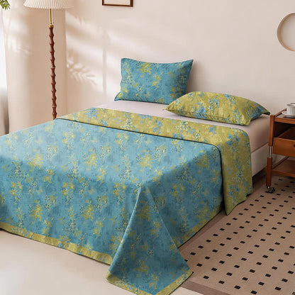 Ownkoti Reversible Vintage Flower Cotton Bedspread - image 1