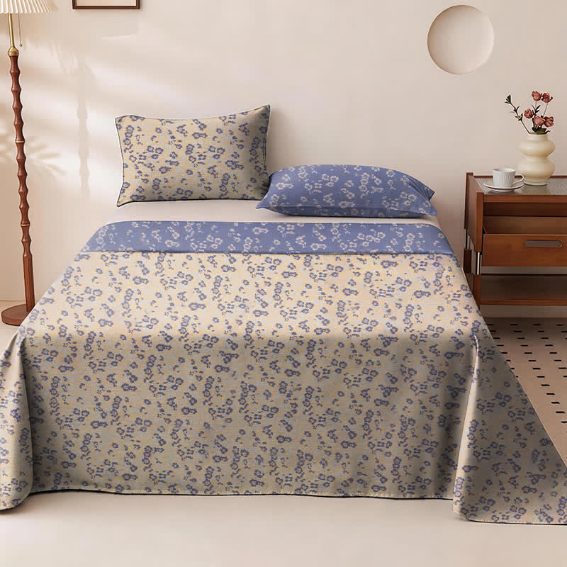 Ownkoti Reversible Ditsy Floral Cotton Bedspread - image 1