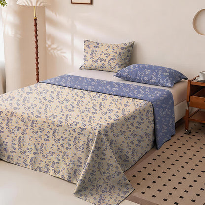 Ownkoti Reversible Ditsy Floral Cotton Bedspread - Bedspread with 2pc pillowcases - King - image 0