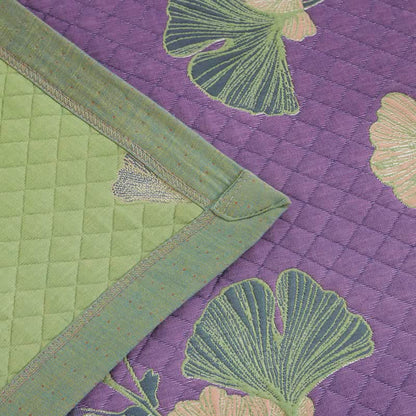 Ownkoti Artistic Ginkgo Leaf Cotton Gauze Blanket - image 6