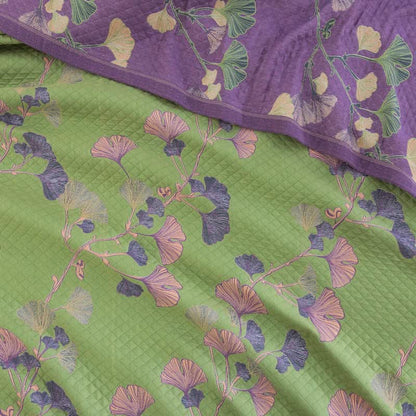 Ownkoti Artistic Ginkgo Leaf Cotton Gauze Blanket - image 15