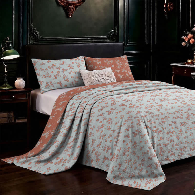 Ownkoti Claret Flower Cotton Gauze Bedspread - image 6