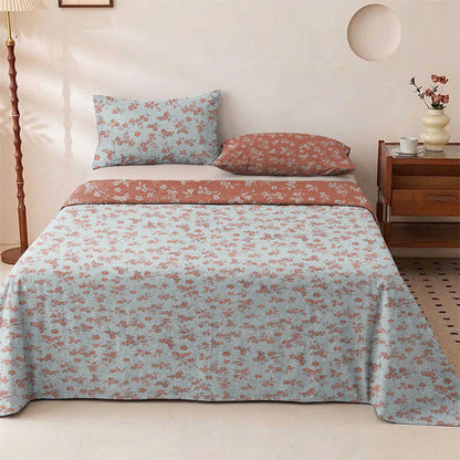 Ownkoti Claret Flower Cotton Gauze Bedspread - image 4