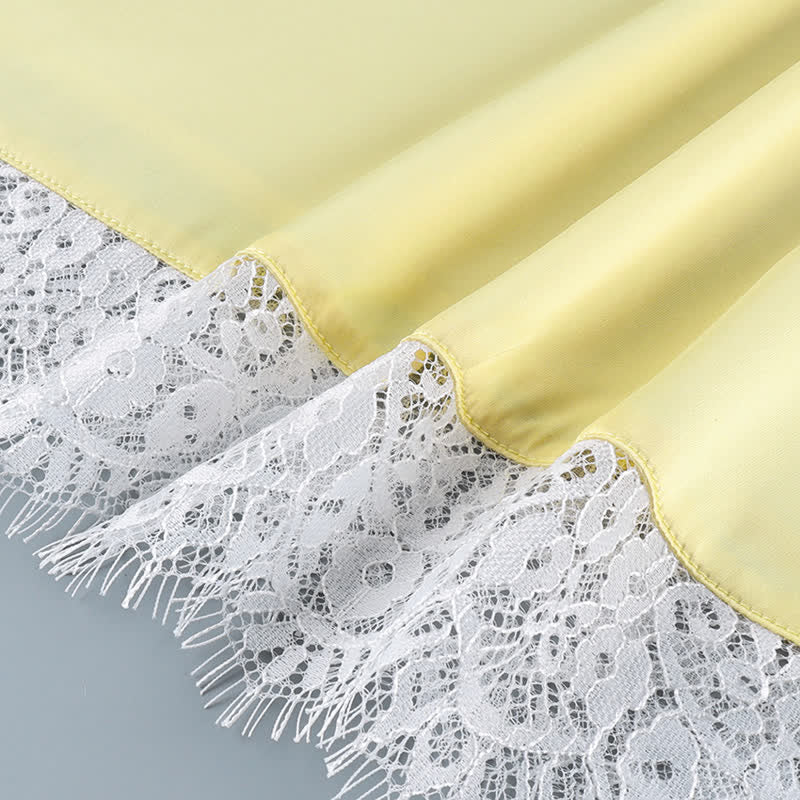 Ownkoti Elegant Lace Trim Cami Lounge Set - image 6