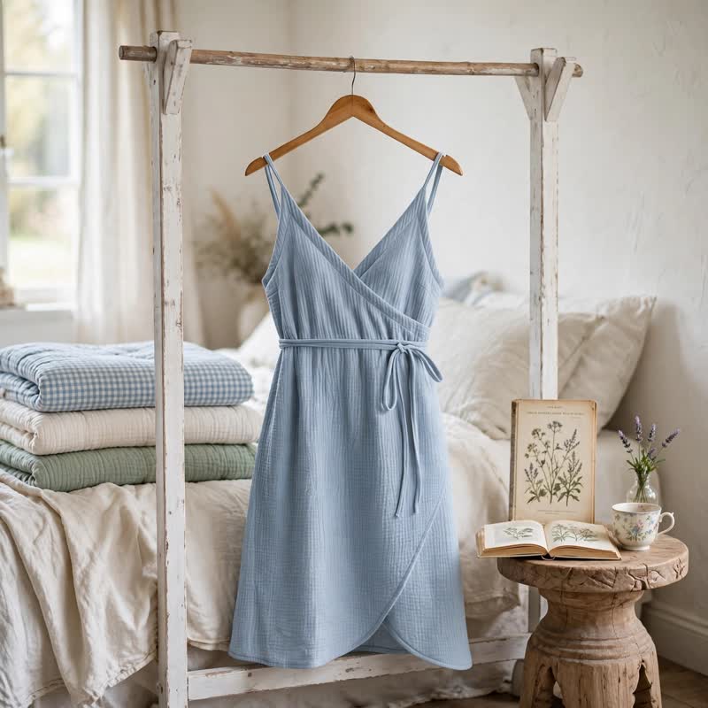 Ownkoti Solid Sleeveless Lounge Dress - image 6