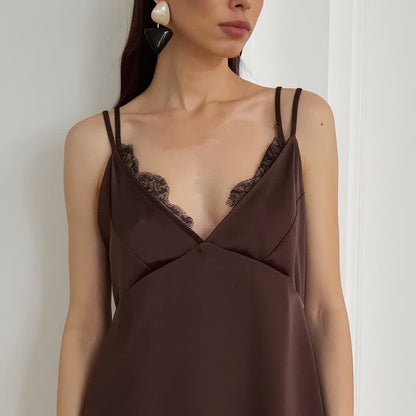 Ownkoti Elegant Lace Trim Cami Lounge Set - image 11